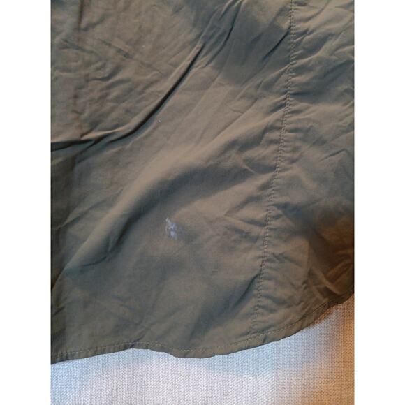 Columbia Omni Shade Men's Large Green Hiking Button Up Short Sleeve Shirt - Picture 3 of 8